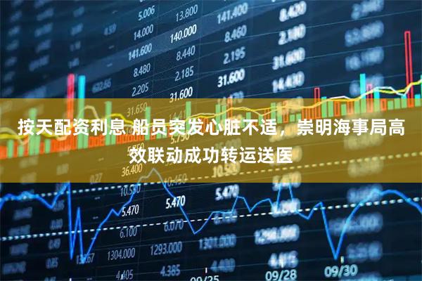 按天配资利息 船员突发心脏不适，崇明海事局高效联动成功转运送医